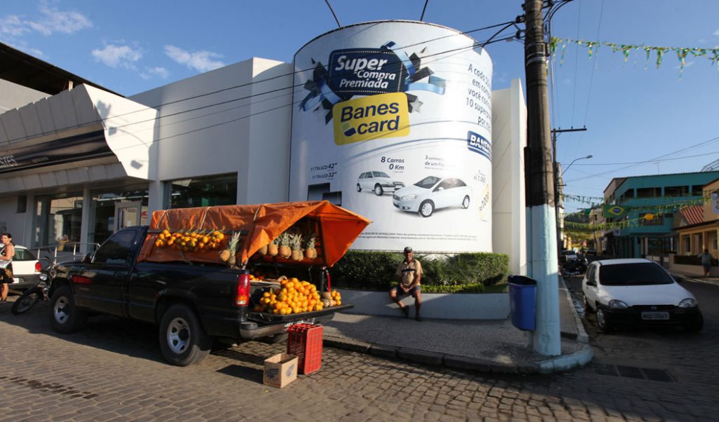truck selling produce