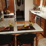 white marble kitchen counters