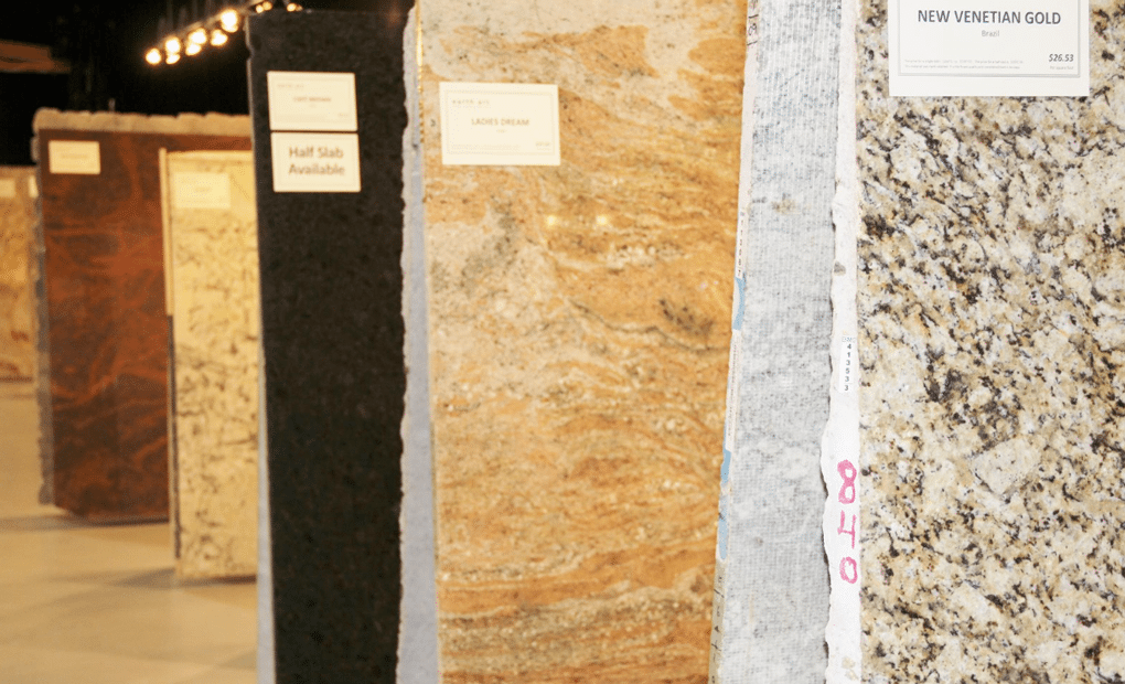 slabs of granite